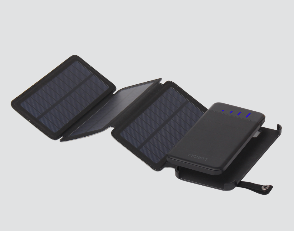 Cygnett 8K Power Bank + Detachable Solar Panels
